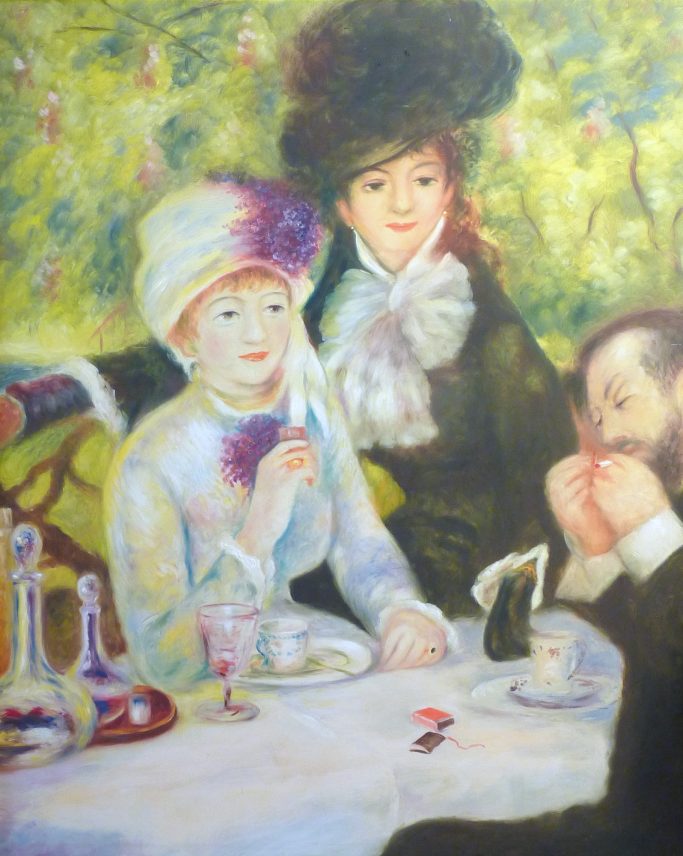 Nach dem Mittagessen